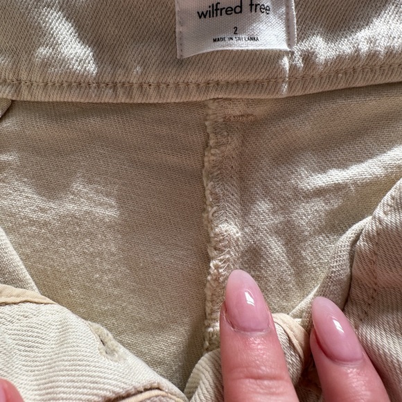 Cream Wilfred cargo pants size 2 - Picture 3 of 3